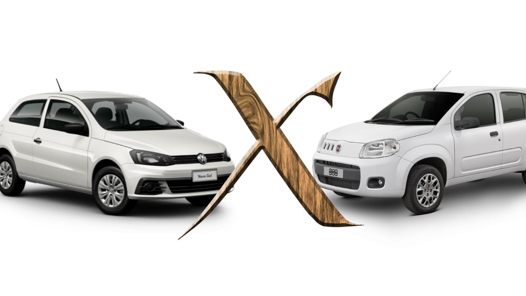 Comparativo Gol x Fiat Uno: