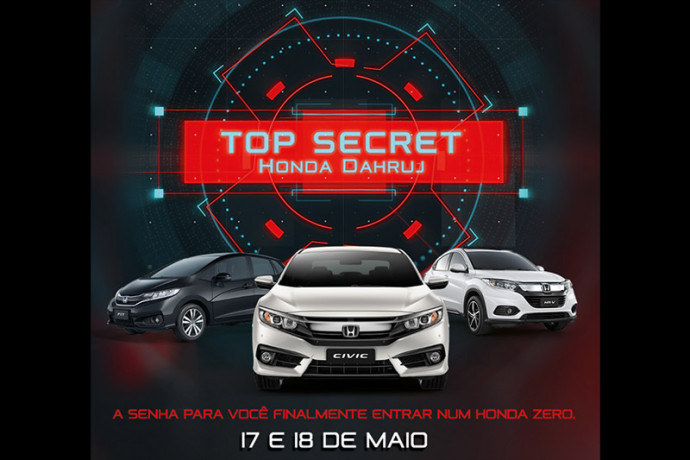 Honda Dahruj Top Secret nessa sexta e sábado