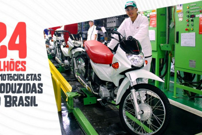 Honda chega a 24 milhões de motocicletas produzidas em Manaus