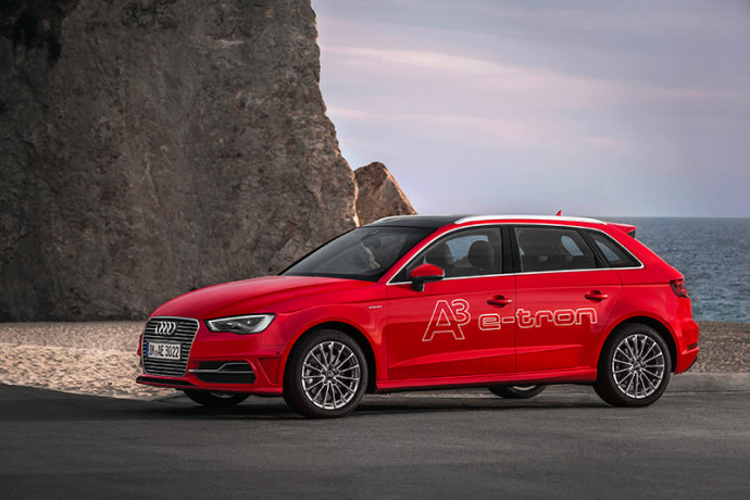 Nota máxima para o Audi A3 e-tron em teste de colisão