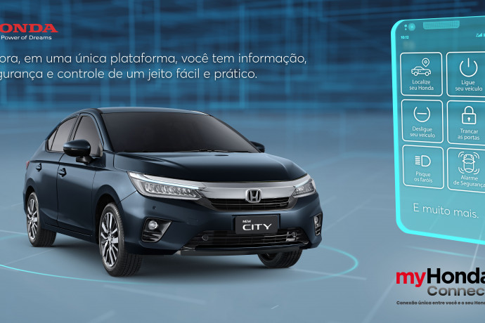 O myHonda Connect, plataforma de conectividade da Honda, chega ao New City e New City Hatchback