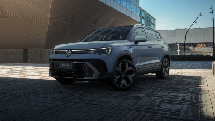 Novo Taos chega com personalidade, segurança e DNA puro da VW Novo Taos chega com personalidade, segurança e DNA puro da VW