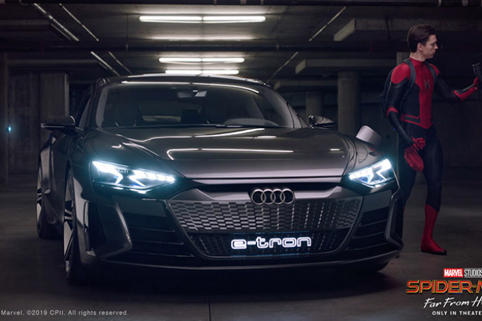 Audi Q8, A7 e e-tron estrelam longa Homem-Aranha: Longe de Casa