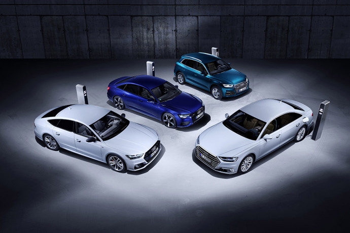 Audi lança Q5, A6, A7 e A8 em versões plug-in híbridas Audi lança Q5, A6, A7 e A8 em versões plug-in híbridas