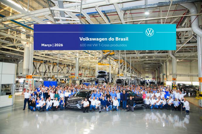 VW completa 600 mil unidades produzidas do SUV T-Cross