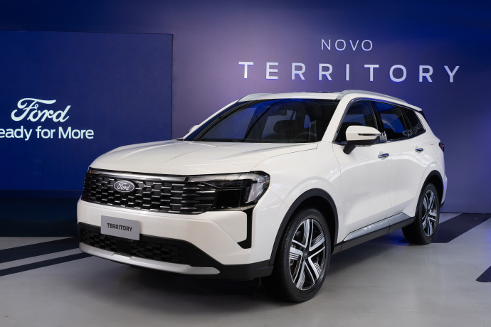 Ford faz exibição global do Novo Territory no Brasil Ford faz exibição global do Novo Territory no Brasil