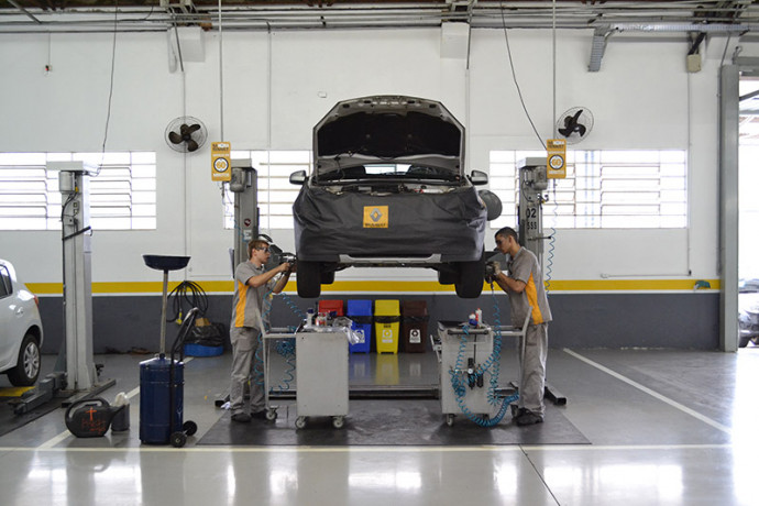 Box “Na Hora Renault” garante rapidez na revisão