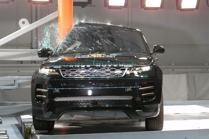 Novo Range Rover evoque recebe nota máxima de segurança Novo Range Rover evoque recebe nota máxima de segurança