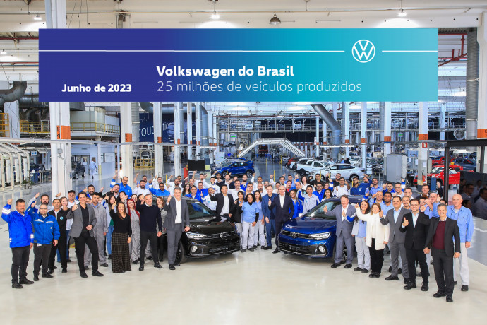 Volkswagen do Brasil alcança 25 milhões de veículos produzidos