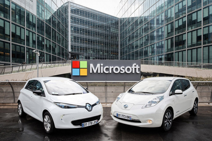 Aliança Renault-Nissan e Microsoft fazem parceira para o futuro da mobilidade