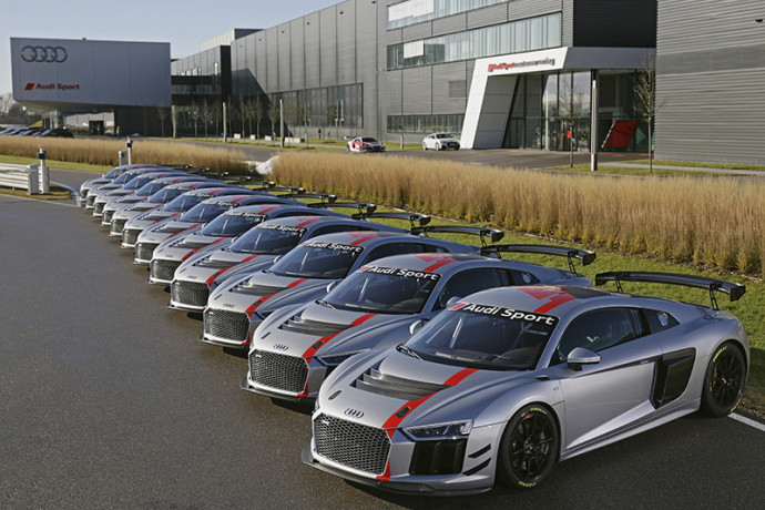 Audi produz o 50º Audi R8 LMS GT4
