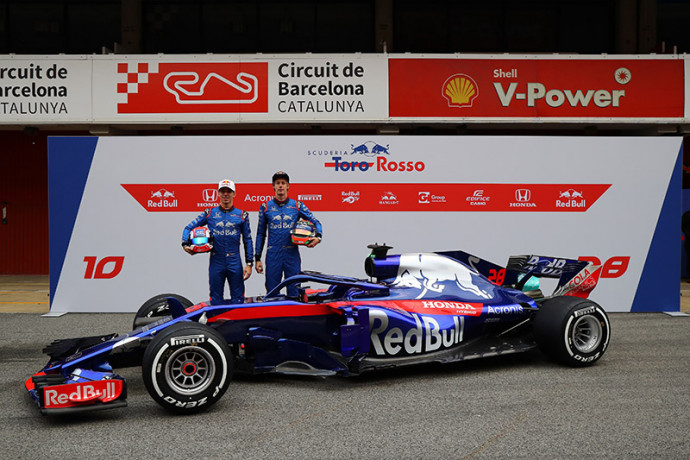 Red Bull Toro Rosso Honda apresenta seu carro de F1