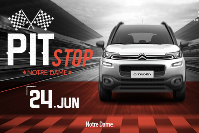 Citroën Notre Dame reedita ação de Pit Stop nesse sábado 24/6