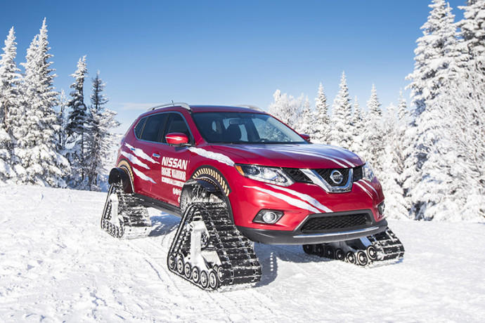 Nissan cria veículo especial de neve Rogue Warrior