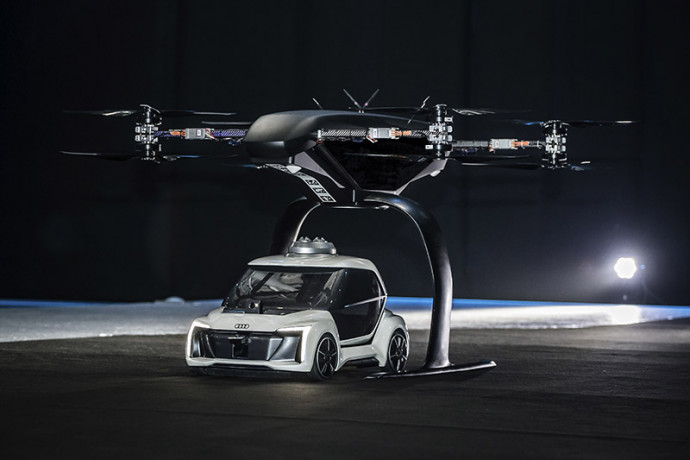 Audi, Airbus e Italdesign testam o conceito Táxi Voador
