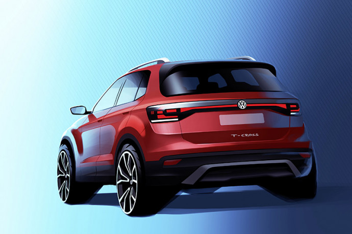 Volkswagen divulga teaser do novo T-Cross Volkswagen divulga teaser do novo T-Cross