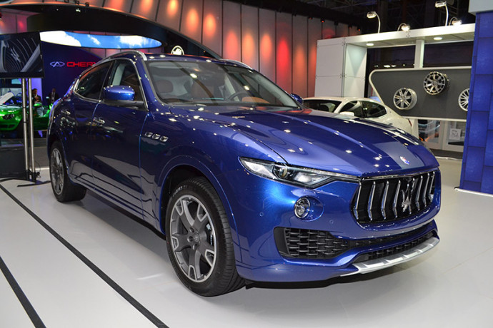Maserati faz lançamento da SUV Levante no Salão 2016