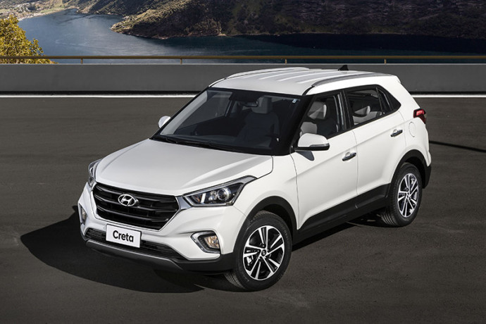 Hyundai Creta lidera entre os “SUVs” em agosto