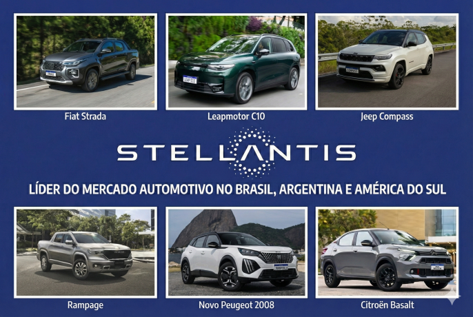 Stellantis encerra 2025 com 1 milhão de veículos vendidos