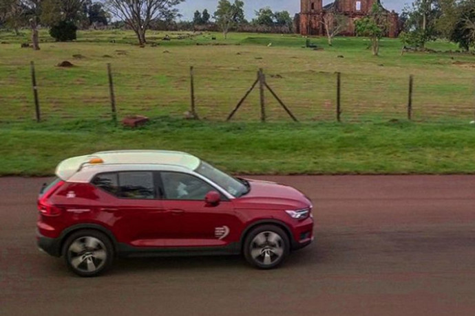 Volvo XC40 já está na Argentina a caminho dos Estados Unidos