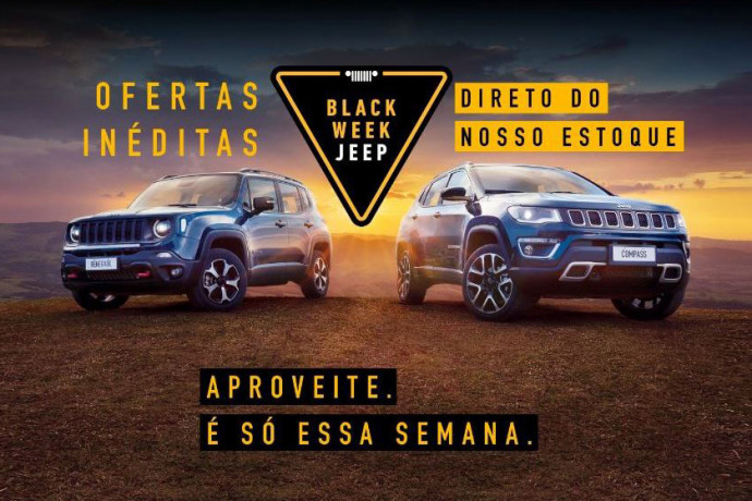Jeep promove Black Week com mais de mil ofertas