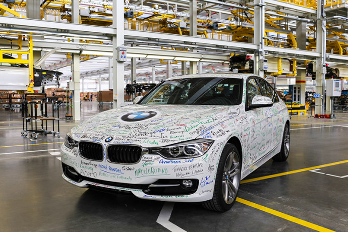 BMW produz primeiro carro no Brasil