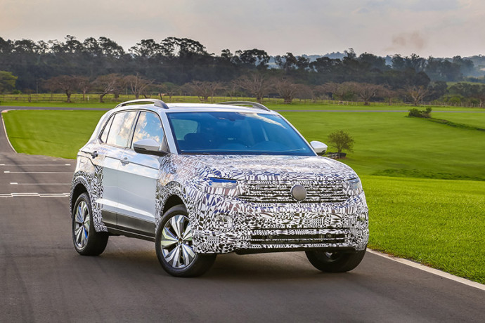 Volkswagen T-Cross está em fase final de testes no Brasil