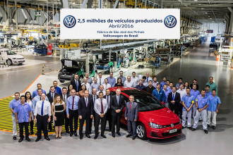 Fábrica da Volkswagen em São José dos Pinhais chega à 2,5 milhões de veículos
