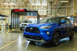 Toyota inicia produção do novo Yaris Cross no Brasil