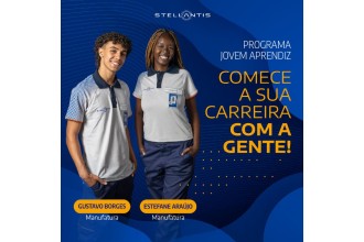 Stellantis abre inscrições do Programa Estelar Jovem Aprendiz