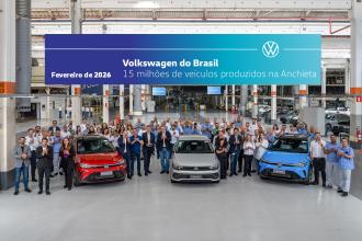 Anchieta da VW celebra 15 milhões de carros produzidos