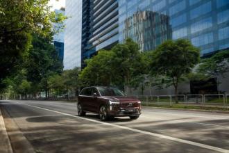 Volvo EX90 conquista a nota máxima de segurança do Euro NCAP