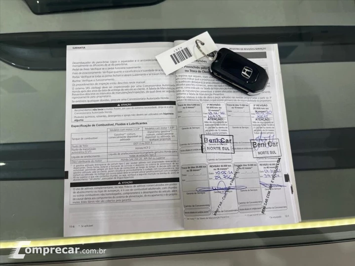 HR-V 1.8 16V FLEX EXL 4P AUTOMÁTICO
