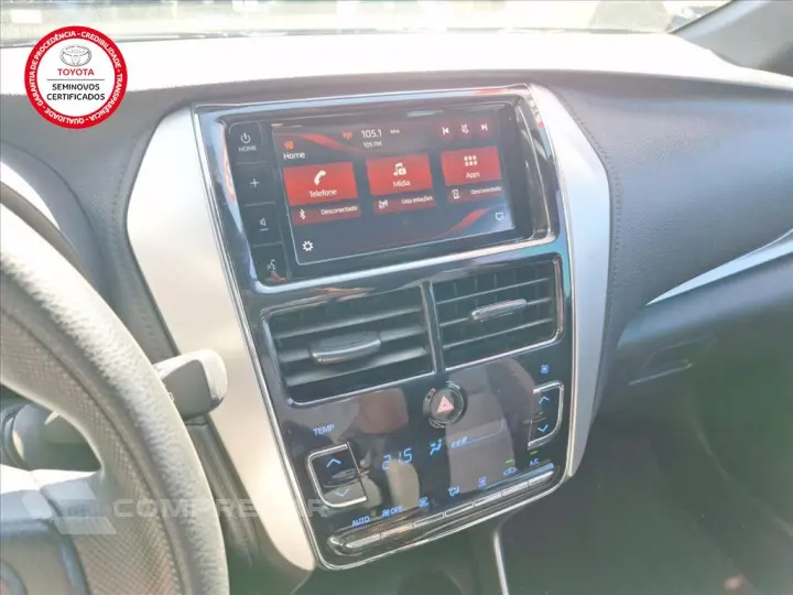 YARIS 1.5 16V FLEX XL PLUS CONNECT MULTIDRIVE