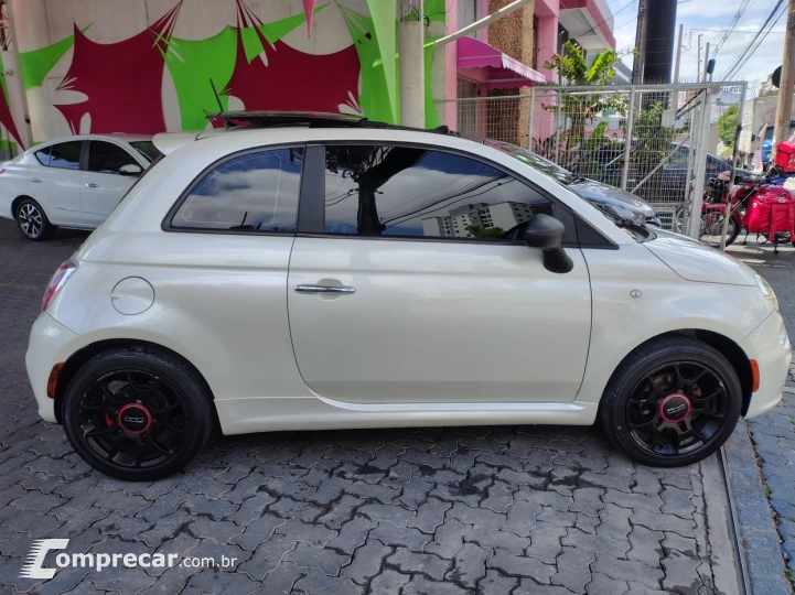 FIAT 500 1.4 SPORT AIR 16V COM TETO SOLAR