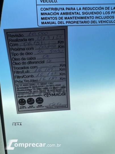 COROLLA 2.0 Dynamic 16V