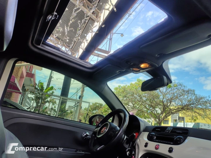FIAT 500 1.4 SPORT AIR 16V COM TETO SOLAR