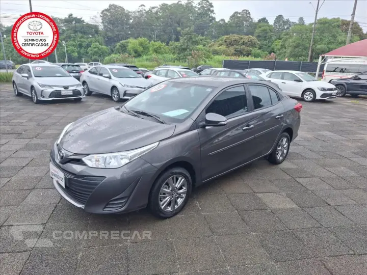 YARIS 1.5 16V FLEX SEDAN XL PLUS CONNECT MULTIDRI