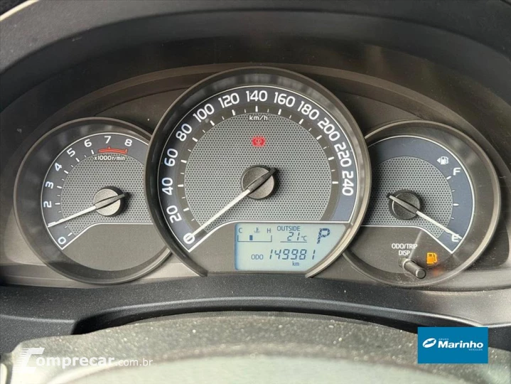 COROLLA 1.8 GLI 16V FLEX 4P AUTOMÁTICO