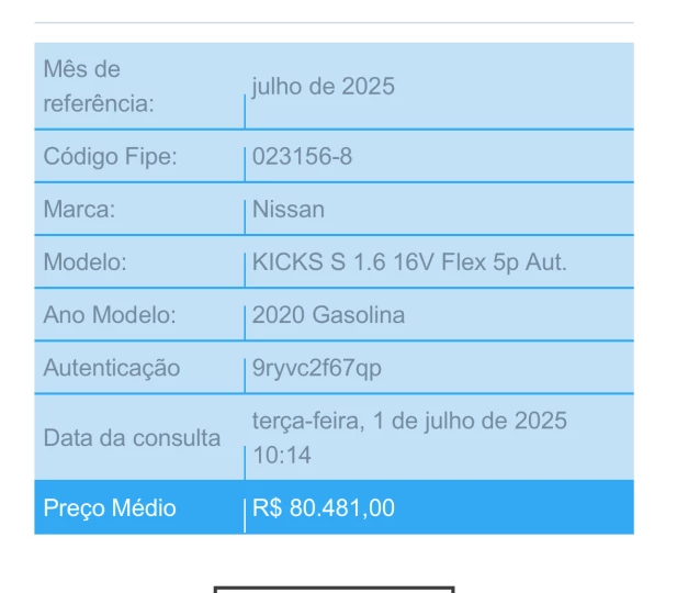 KICKS 1.6 16V S