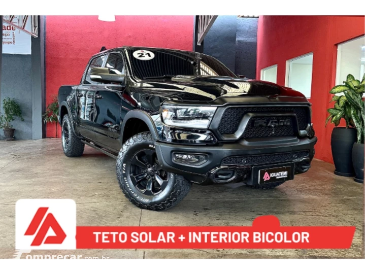 1500 5.7 V8 GASOLINA REBEL CD 4X4 AUTOMÁTICO