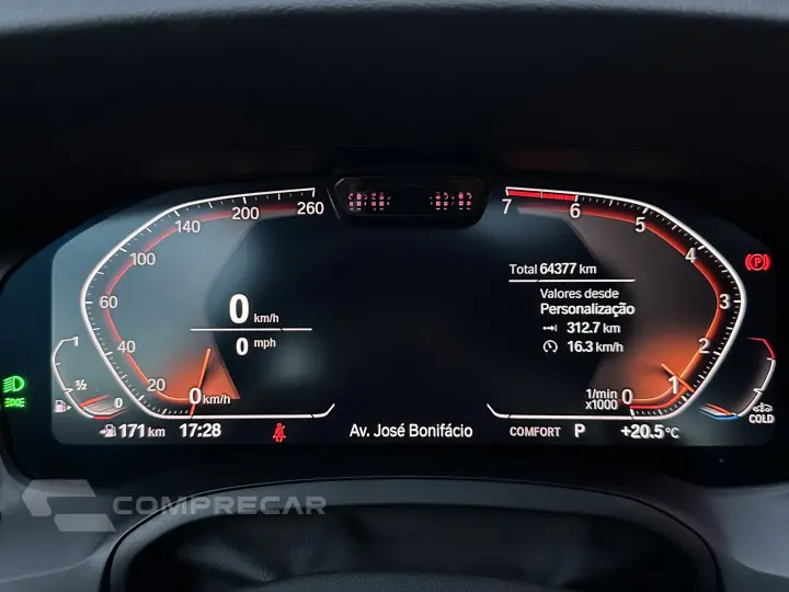 330i 2.0 16V TURBO GASOLINA M SPORT AUTOMÁTICO