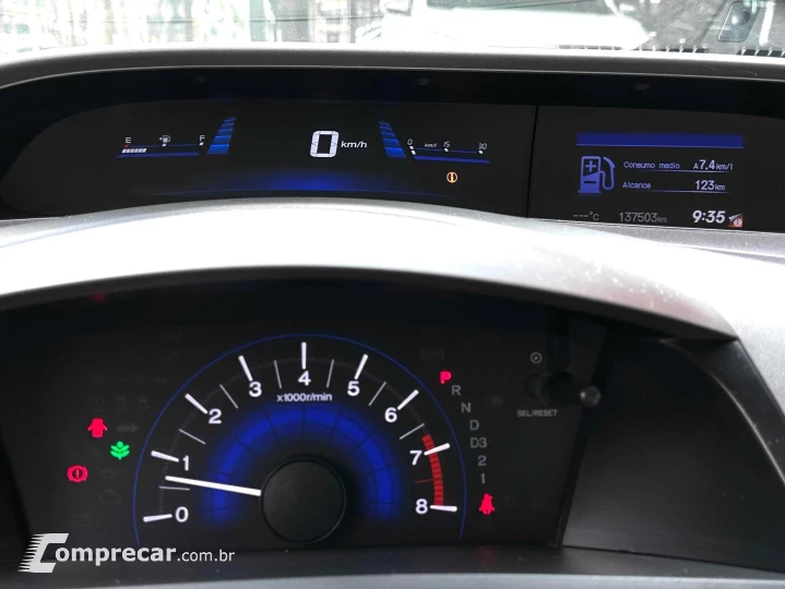 CIVIC 1.8 LXS 16V FLEX 4P AUTOMÁTICO