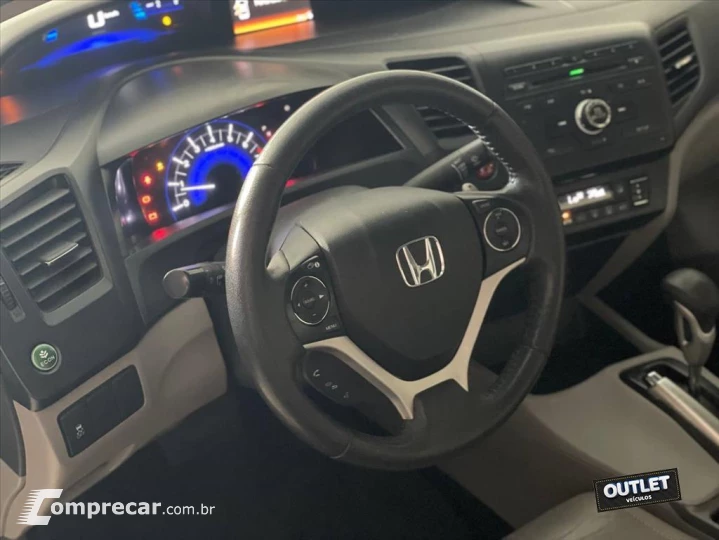CIVIC 2.0 LXR 16V FLEX 4P AUTOMÁTICO