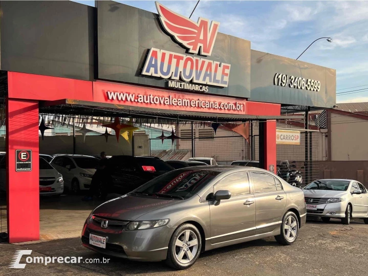 CIVIC 1.8 LXS 16V FLEX 4P AUTOMÁTICO