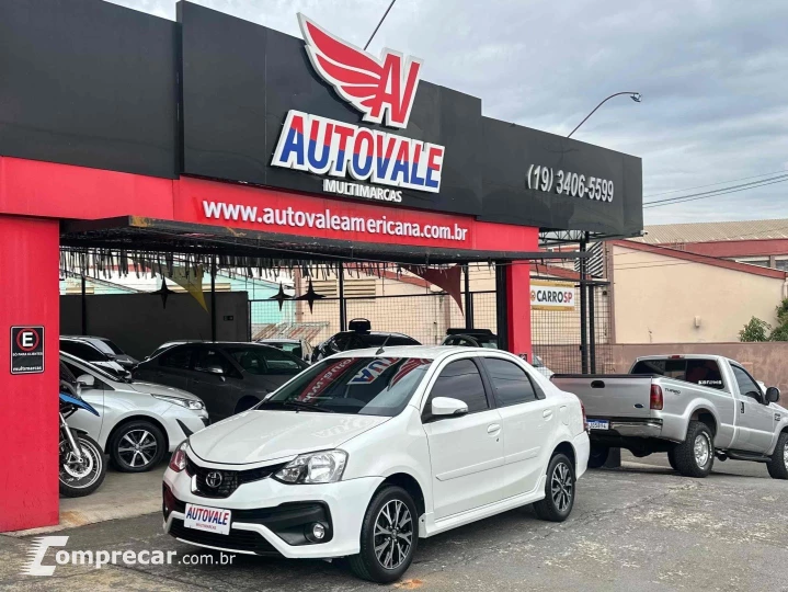 ETIOS 1.5 PLATINUM SEDAN 16V FLEX 4P AUTOMÁTICO