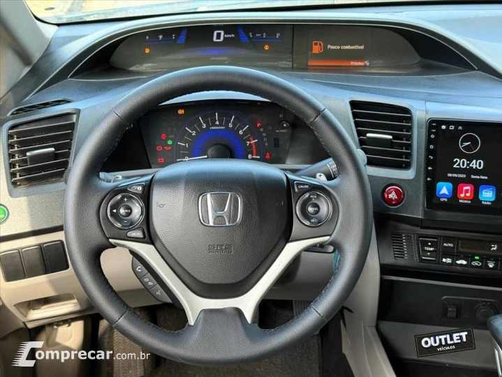 CIVIC 2.0 LXR 16V FLEX 4P AUTOMÁTICO