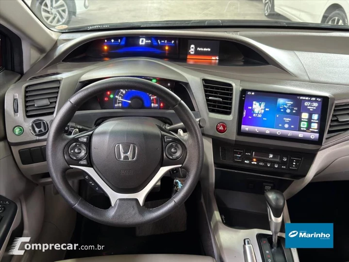 CIVIC 2.0 LXR 16V FLEX 4P AUTOMÁTICO