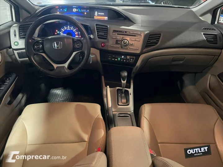 CIVIC 1.8 LXS 16V FLEX 4P AUTOMÁTICO