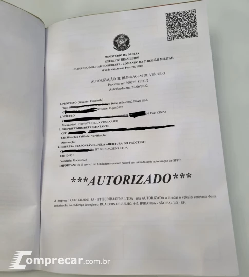 HILUX 2.8 SRX 4X4 CD 16V